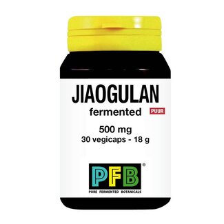 SNP Jiaogulan fermented 500mg puur 30 Vegetarische capsules