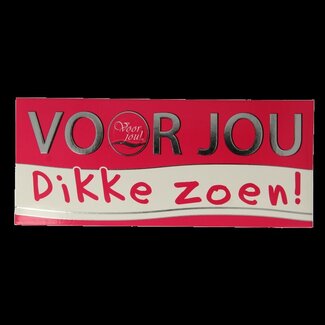 Voor Jou! Wensreep dikke zoen 70 Gram