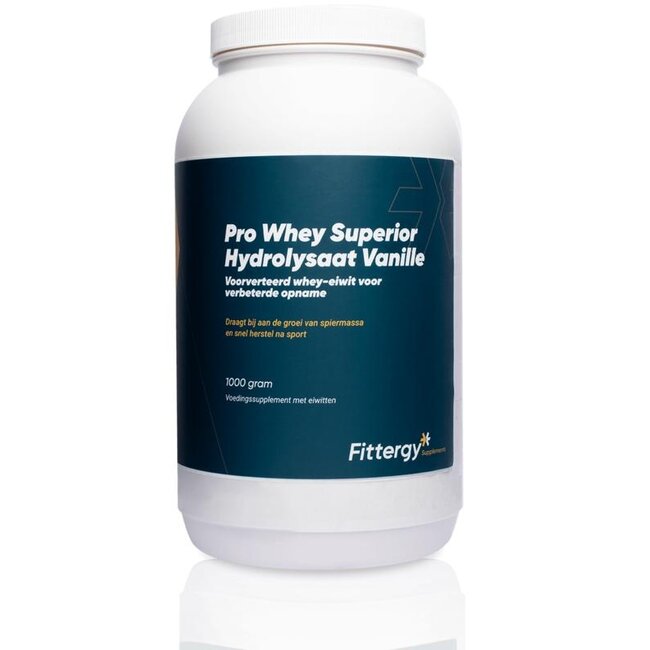 Pro whey superior hydrolysate vanille 1 Kilogram