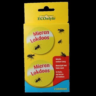 Ecostyle Lot de 2 boîtes appâts fourmis