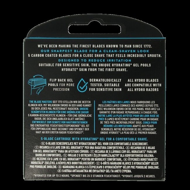 Hydro 5 skin protection mesjes 8 Stuks