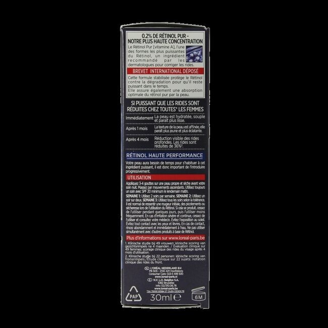 Revitalift laser X3 retinol night serum 30 Milliliter