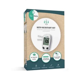 Go-Keto Ketonenmeter starterkit voor 10 testen 1 Set