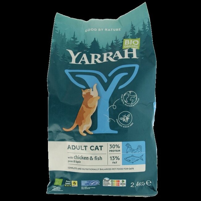 Adult kattenvoer met vis bio 2400 Gram