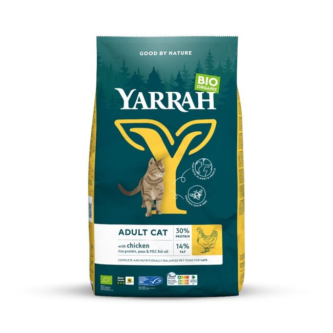 Adult kattenvoer met kip bio 10 Kilogram