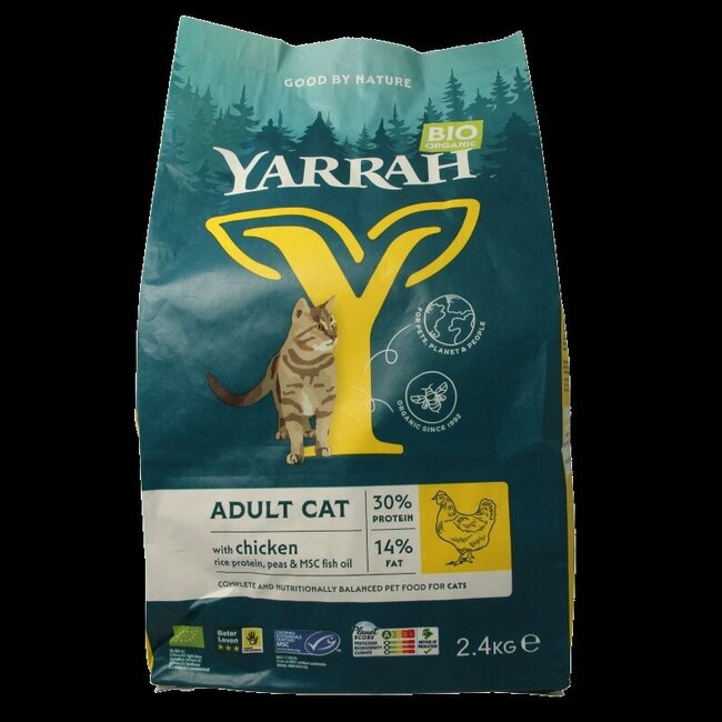 Adult kattenvoer met kip bio 2400 Gram
