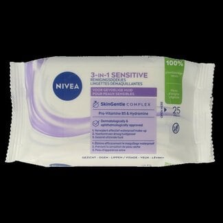 Nivea Sensitive reinigingsdoekjes 25 Stuks