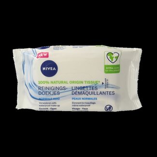 Nivea Lingettes rafraîchissantes peaux normales à mixtes 25 pièces