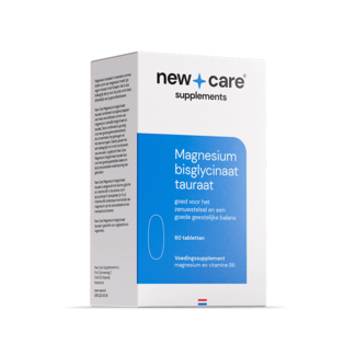 New Care Magnesium bisglycinaat tauraat 60 Tabletten