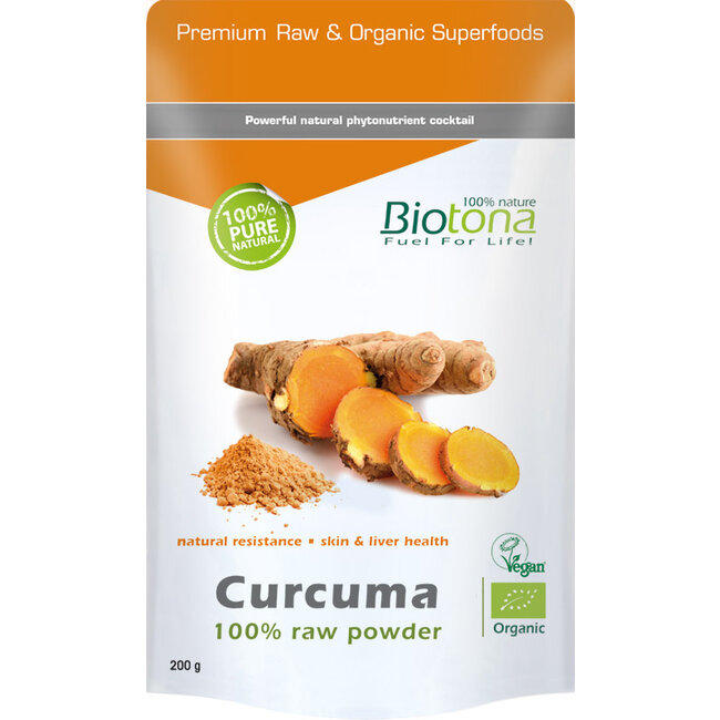 Curcuma raw powder bio 200 Gram