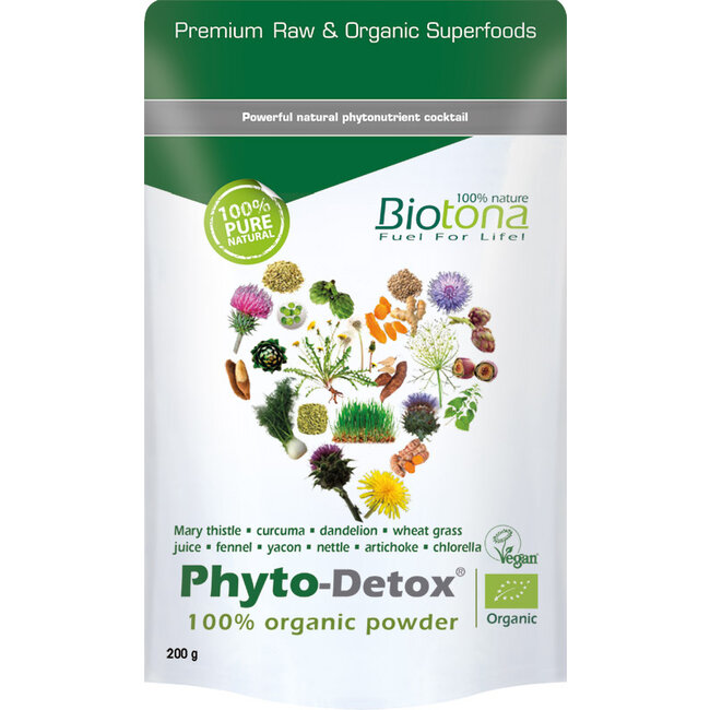 Phyto-detox organic powder bio 200 Gram