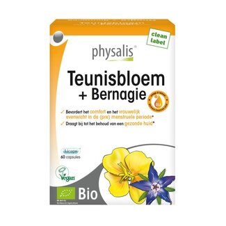 Physalis Teunisbloem & bernagie bio 60 Capsules