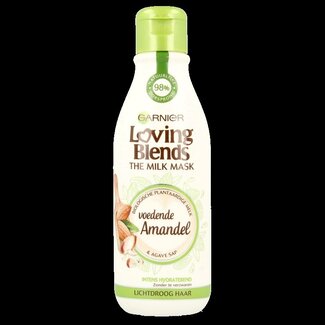 Garnier Masque capillaire nourrissant au lait d'amande Loving Blends 250 Millilitres