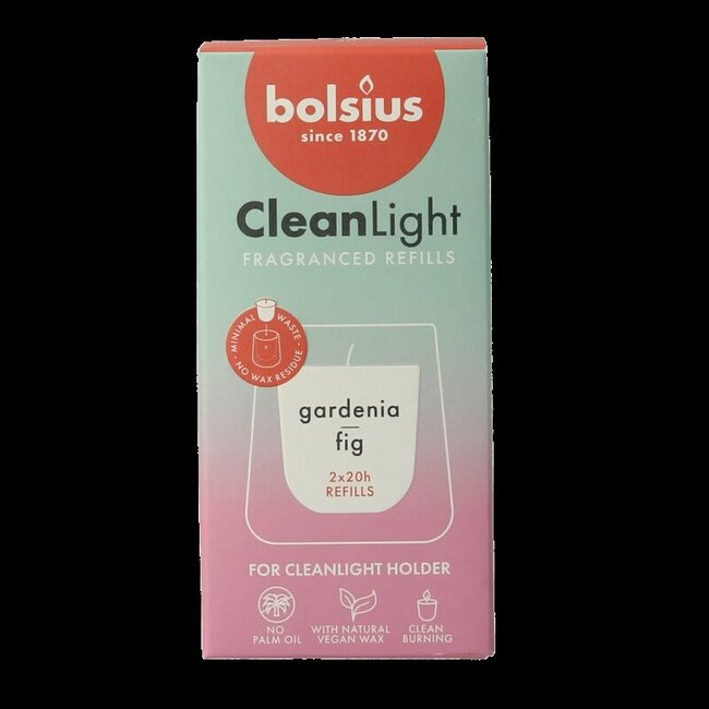 Clean Light navulling gardenia / fig 2 Stuks
