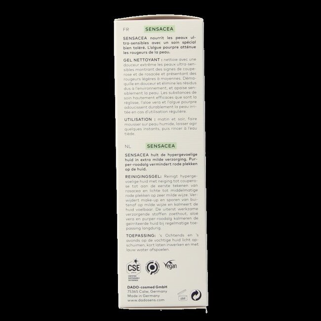 Sensacea cleansing gel bio 100 Milliliter