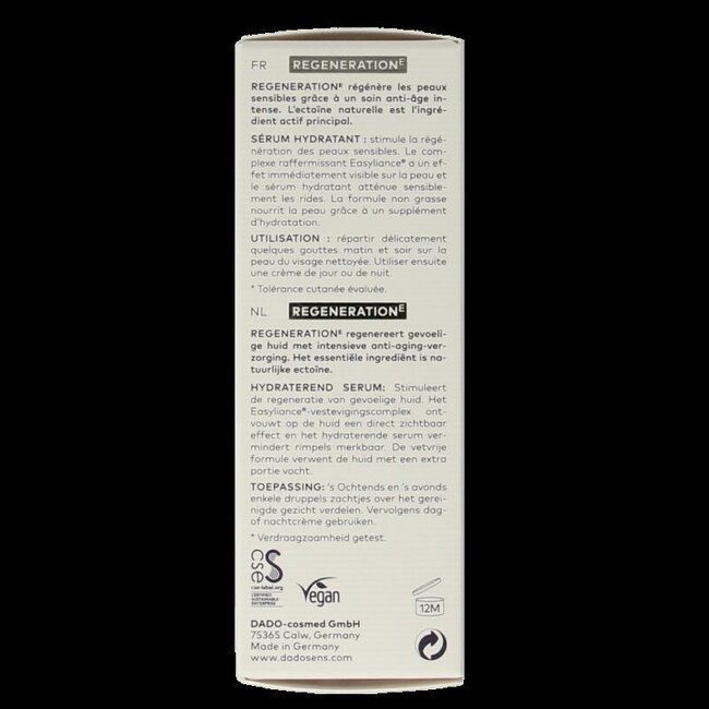 Sérum hydratant bio Regeneration E 20 ml