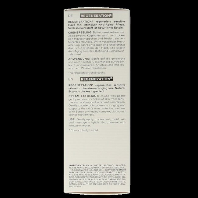 Regeneration E cream exfoliant bio 50 Milliliter