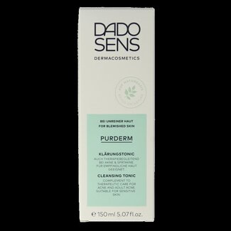 Dado Sens Purderm tonique nettoyant bio 150 millilitres