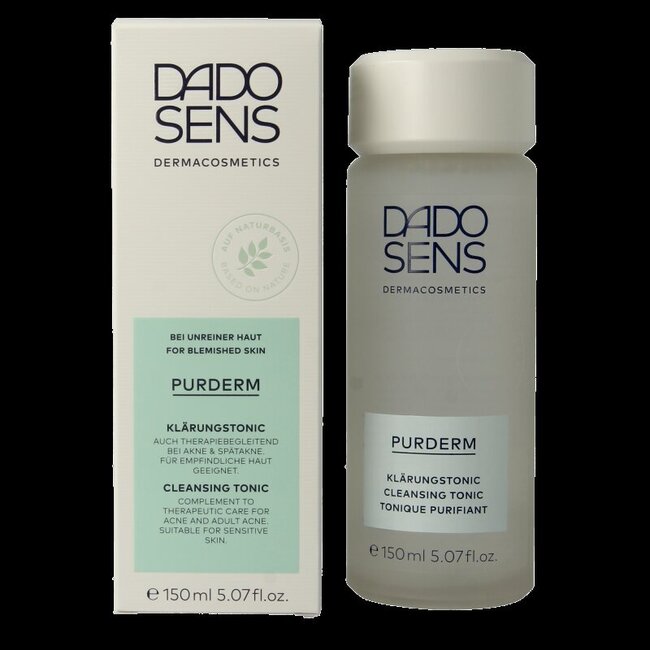 Purderm tonique nettoyant bio 150 millilitres