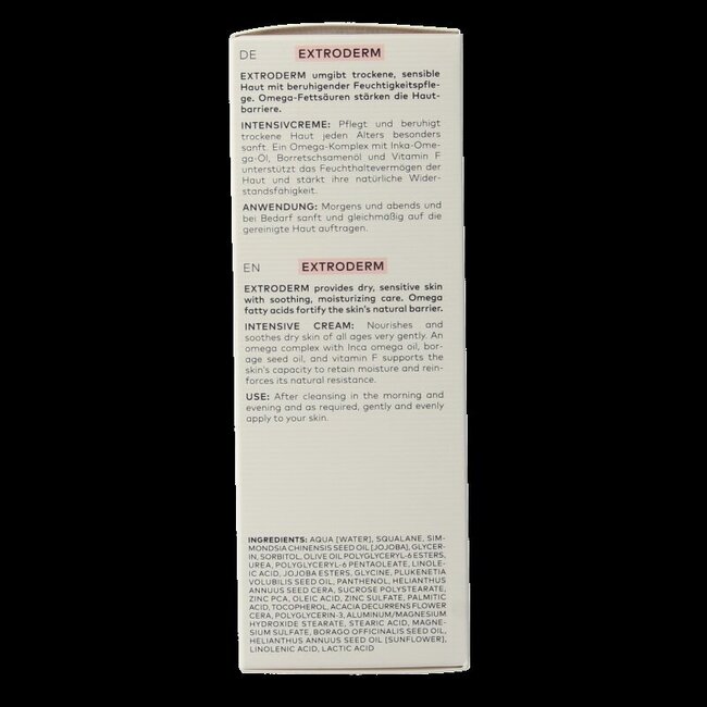 Crème intensive bio Extroderm 50 ml