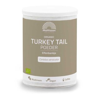 Mattisson Organic Turkey tail poeder bio 100 Gram