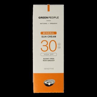 Green People Crème solaire minérale sans parfum SPF30 50 ml