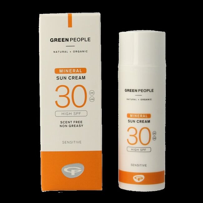 Suncream scent free mineral SPF30 50 Milliliter
