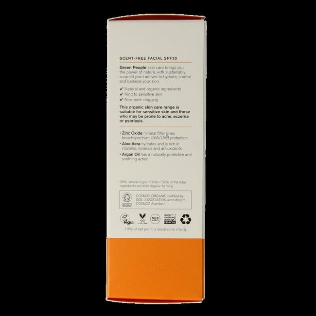 Crème solaire minérale sans parfum SPF30 50 ml