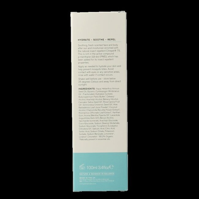 Aftersun moisturising inscect repellent 100 Milliliter