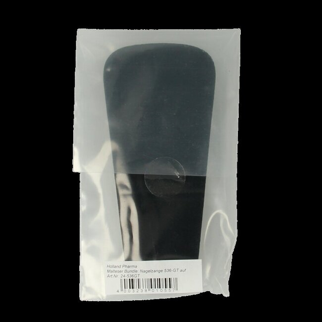 Nageltang 10cm met luxe bruin leren hoes 1 Stuks