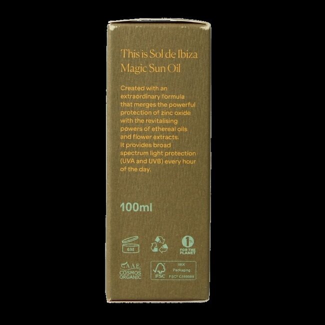 Zonneolie beschermend & herstellend SPF15 bio 100 Milliliter