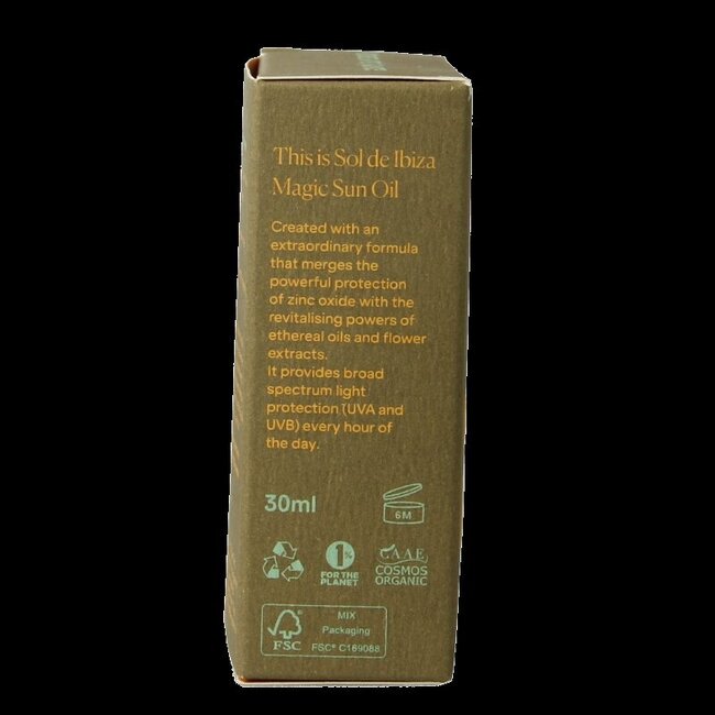 Zonneolie beschermend & herstellend SPF15 bio 30 Milliliter