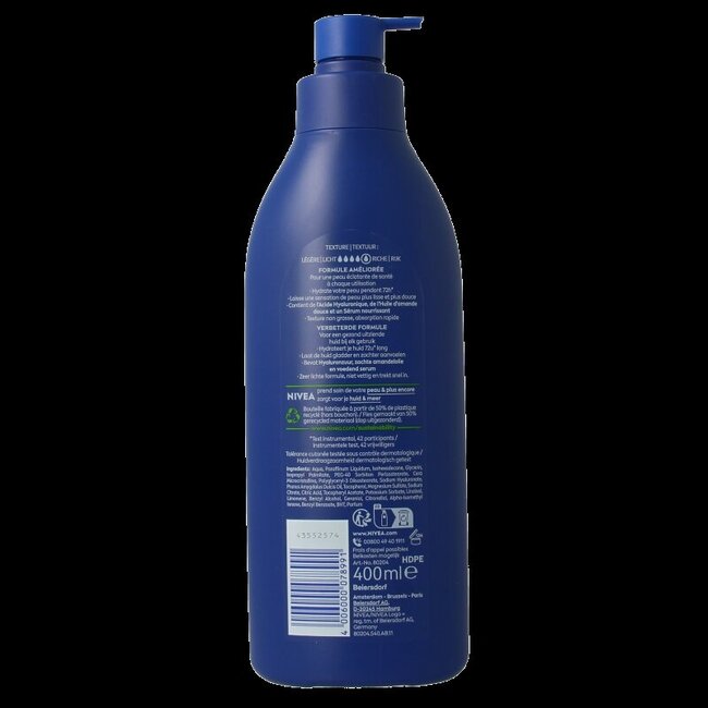 Lait nourrissant avec pompe 400 ml