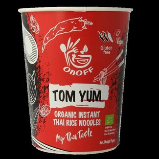 Onoff Soupe de nouilles instantanées tom yum bio 75 g