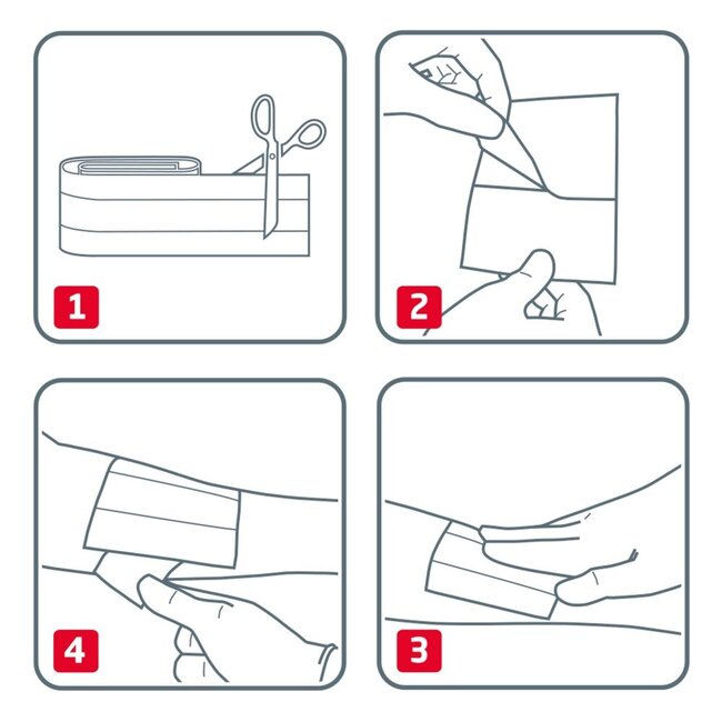 Elastic 1m x 6cm 1 Stuks
