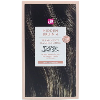 DA Haarkleuring 4.0 midden bruin 100 Milliliter