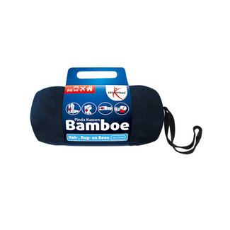 Lucovitaal Bamboe pinda kussen (blauw) 1 Stuks