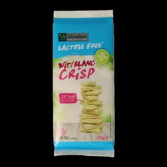 Damhert Witte chocoladetablet crisp gluten- en lactosevrij 100 Gram