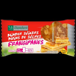Damhert Frangipanes teneur réduite en sucre 200 g