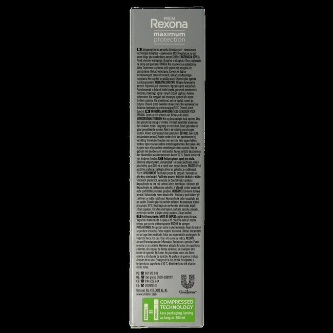 Deodorant spray men clean scent 100 Milliliter