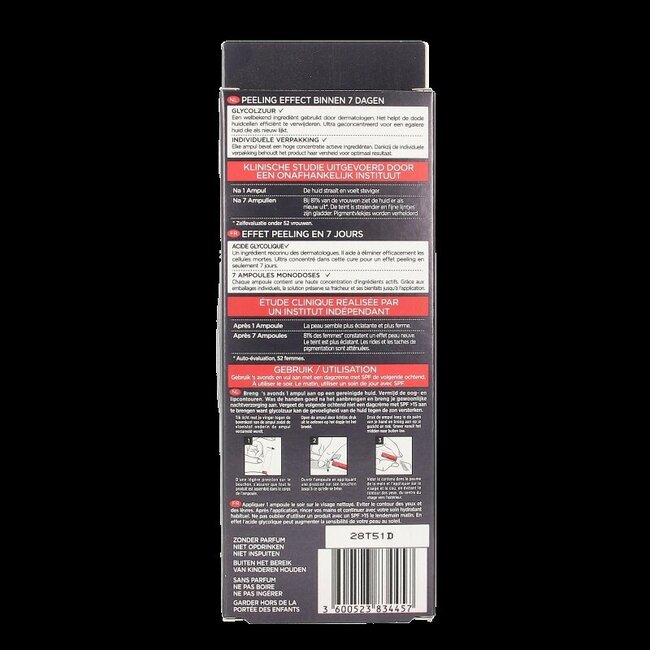 Revitalift Laser X3 Ampoules Effet Peeling 7 Ampoules