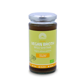 Mattisson Organic miso bone broth 240 Milliliter