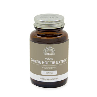 Mattisson Extrait de grains de café vert 500mg 60 capsules végétariennes