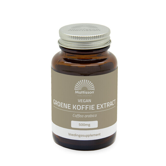 Groene koffiebonen extract 500mg 60 Vegetarische capsules