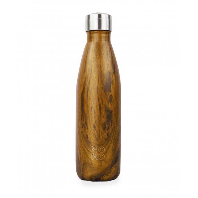 Drinkfles wood isotherm 500ml 1 Stuks