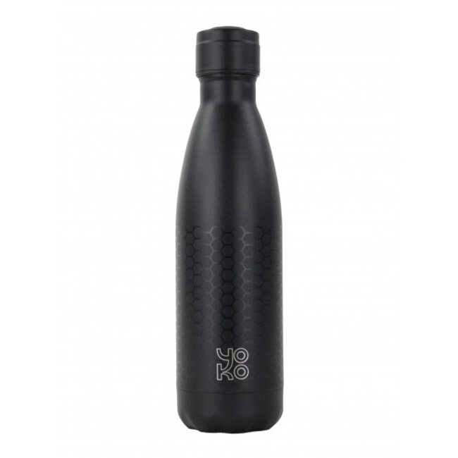 Drinkfles zwart graphite isotherm 500ml 1 Stuks