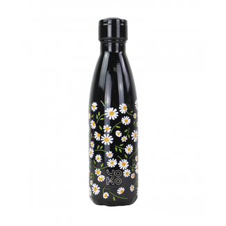 Yoko Drinkfles daisy isotherm 500ml 1 Stuks