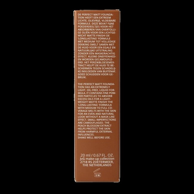 Perfect matt foundation ll oil fr 08 20 Milliliter
