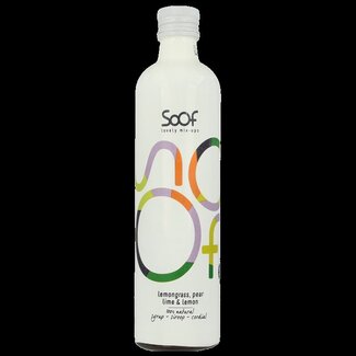 Soof Drinks Siroop citroengras peer limoen 340 Milliliter