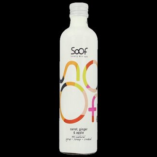 Soof Drinks Sirop carotte gingembre & pomme 340 ml